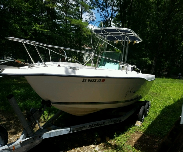 Fishing boats For Sale in Boston, Massachusetts by owner | 1999 21 foot Sea Swirl Striper